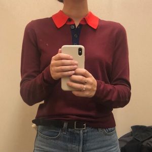 Jason Wu 100% wool button sweater